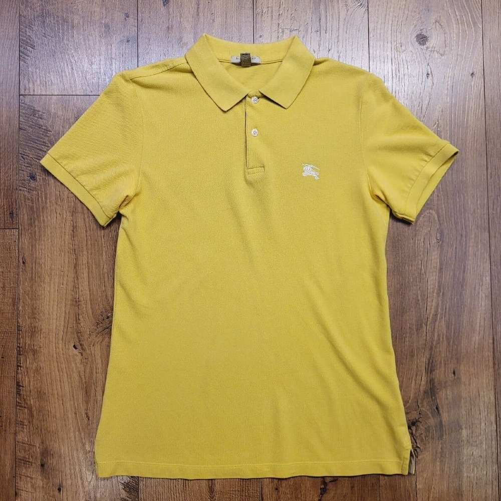 Burberry Yellow Polo Shirt